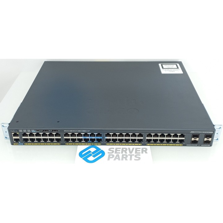 Cisco Catalyst 48-portar GbE PoE+ 740W 4-portar SFP Switch WS-C2960X-48FPS-L