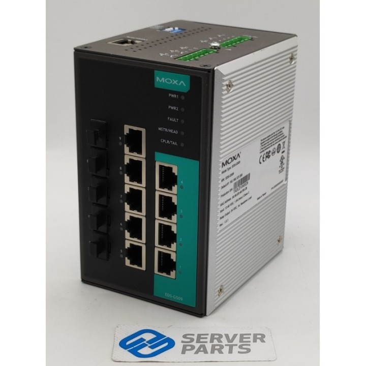 Moxa Passive Industrial GbE 9-port SFP Switch Rev. 1.5.1 EDS-G509