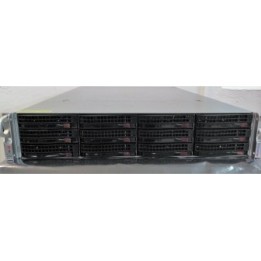 Supermicro SC826 Chassi 2U 2x720W 12x3.5" vaggor BPN-SAS-826TQ Rackskenor