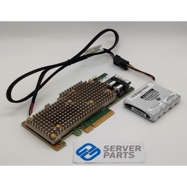 Lenovo 930-8i RAID Controller SAS 12G PCIe + Batteri 01KN507 utan bracket