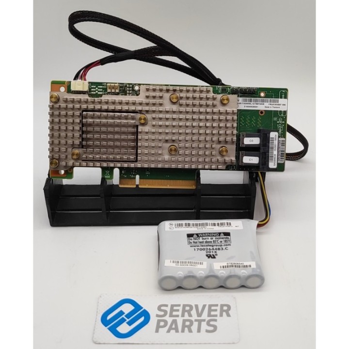 Lenovo 930-8i RAID Controller SAS 12G PCIe + Batteri 01KN507 utan bracket