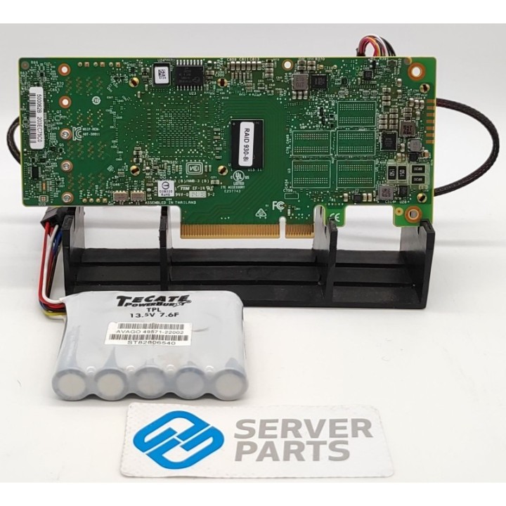 Lenovo 930-8i RAID Controller SAS 12G PCIe + Batteri 01KN507 utan bracket