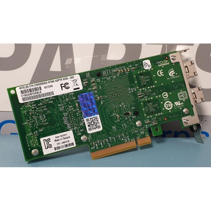 Intel X520-DA2 2x10GbE SFP+ E10G42BTDA LP PCIe
