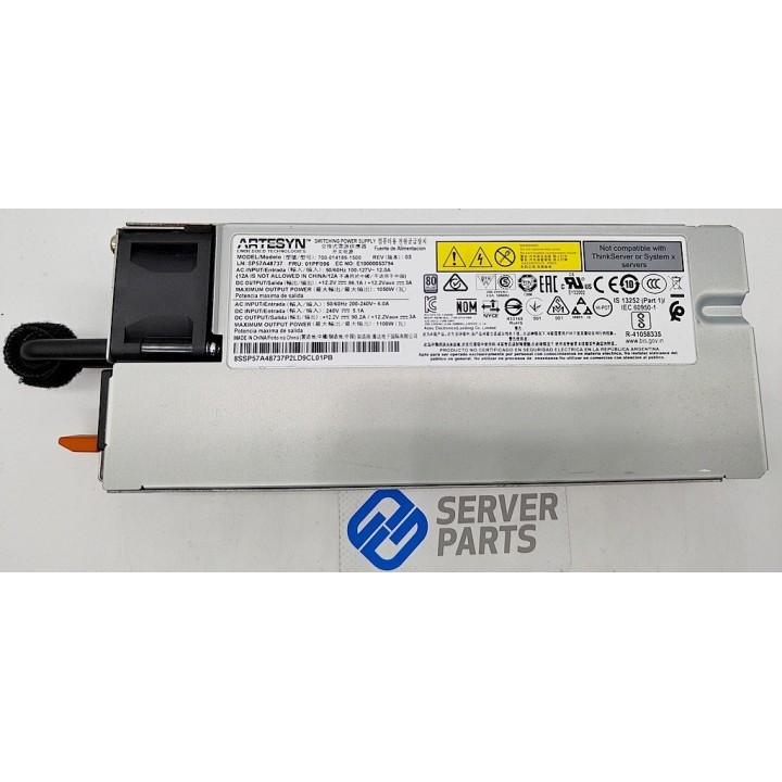 Lenovo 1U Hot-plug 1100W PSU 01PF096
