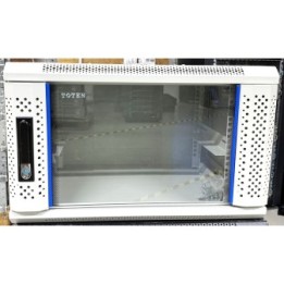 Toten 19" 6U Rackskåp - 45cm djupt Vit