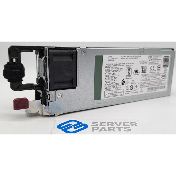 HP Hot-plug PSU 1600W 863373-001 till Gen10