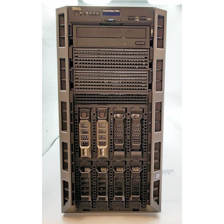 Dell PowerEdge T330 E3-1220v6 32GB 2x600GB H330 8x3.5" iDRAC Express 2xPSU