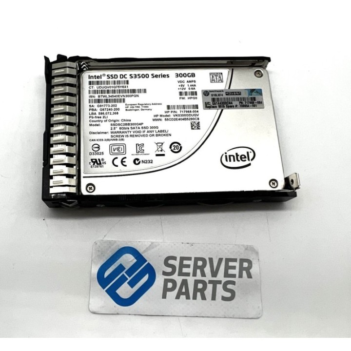 HP 300GB 6G SATA SSD SFF 739954-001