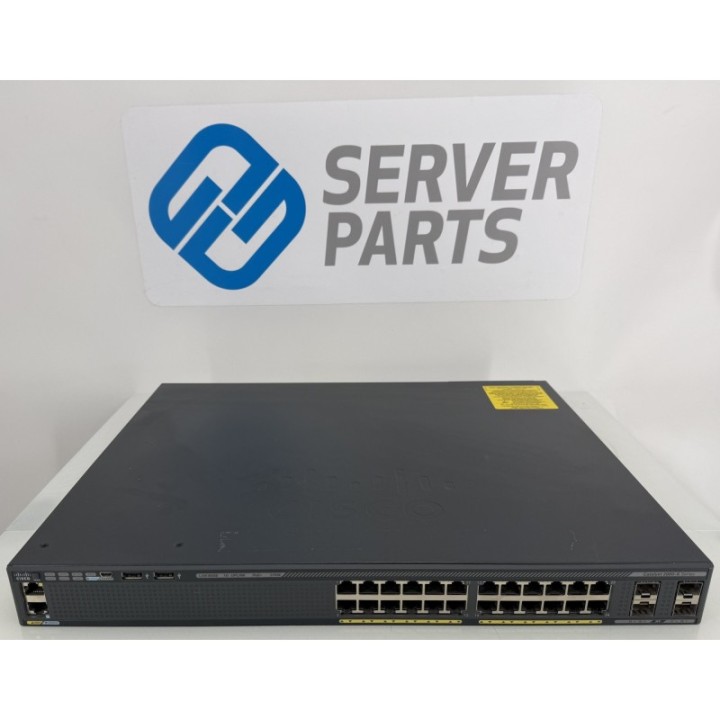 Cisco Catalyst 24-portar GbE PoE+ Switch WS-C2960X-24PS-L