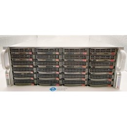 Supermicro 4U SC847 JBOD Chassi 45x3.5" 2xPSU Rails