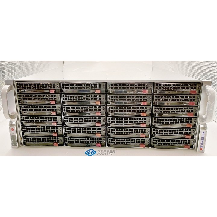Supermicro 4U SC847 JBOD Chassi 45x3.5" 2xPSU Rails