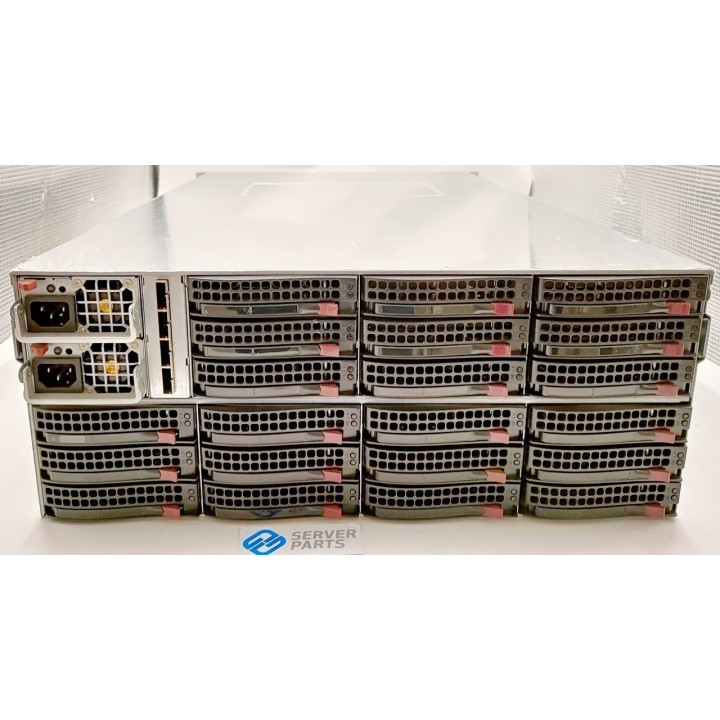 Supermicro 4U SC847 JBOD Chassi 45x3.5" 2xPSU Rails