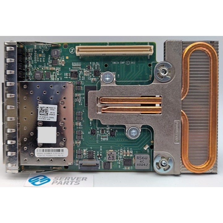 Dell Emulex OCm14104B-U1-D Quadport 10G Daughter Card 4x10GbE SFP+ F6PCP