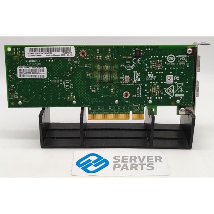 Lenovo X710-DA2 10GbE NIC Dualport SFP+ PCIe LP 00YK615