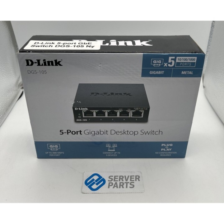 D-Link 5-port GbE Switch DGS-105 Ny
