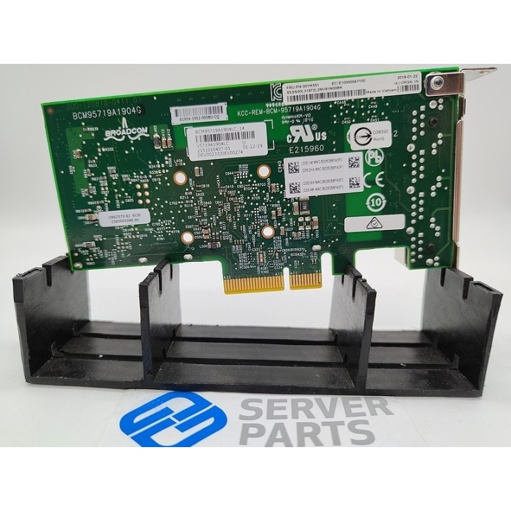 Lenovo Broadcom 5719 Quadport 1GbE NIC PCIe LP 00YK551