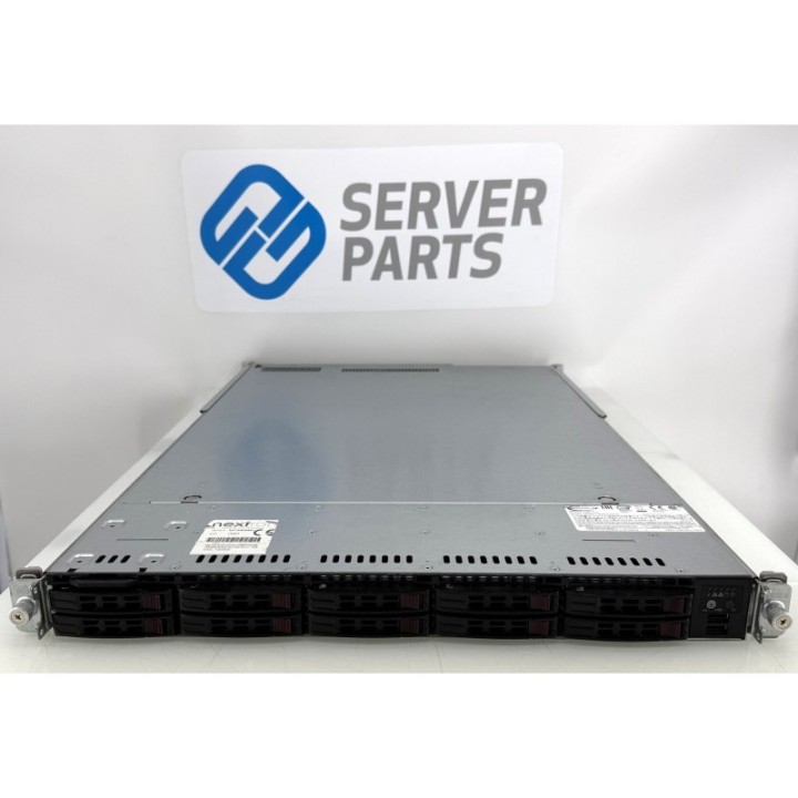 Supermicro SC119U 2xE5-2687W V4 128GB 10x2.5" 10G 2x750W Rails