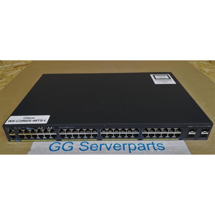 Cisco Catalyst 48-portar GbE WS-C2960X-48TS-L