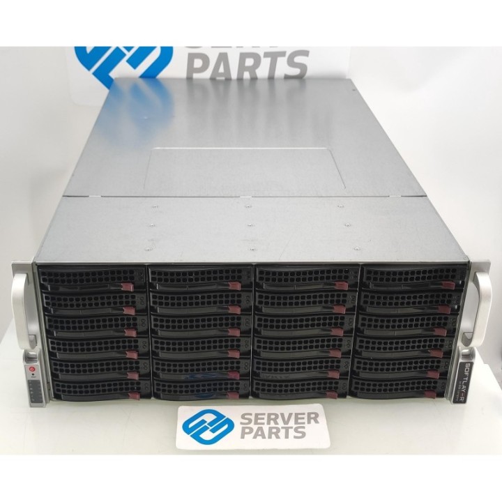 Supermicro 4U SC847 X10DRH-i 2xE5-2680v4 64GB 2x2.5" 36x3.5" 2xPSU Rails