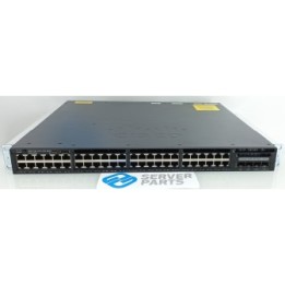 Cisco 48-port GbE PoE+ Switch 2x10GbE WS-C3650-48PD-S 1xPWR-C2-640WAC