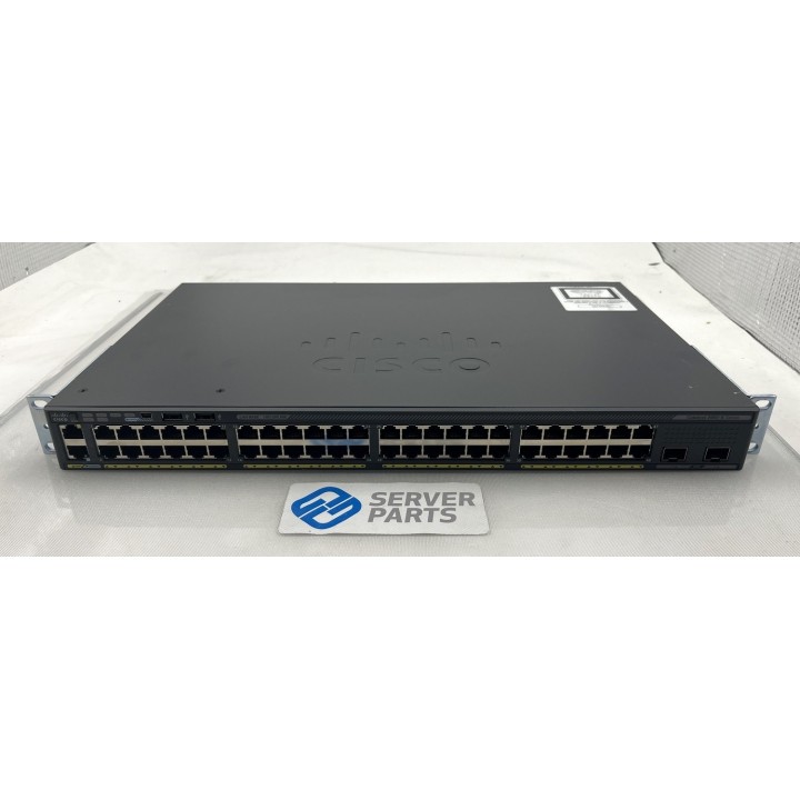 Cisco 48-portar GbE 2x10Gb SFP+ WS-C2960X-48TD-L med C2960X-STACK