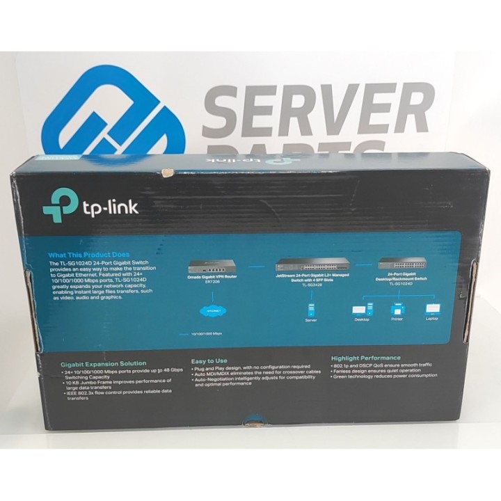 NY! TP-Link 24-port GbE Switch TL-SG1024D