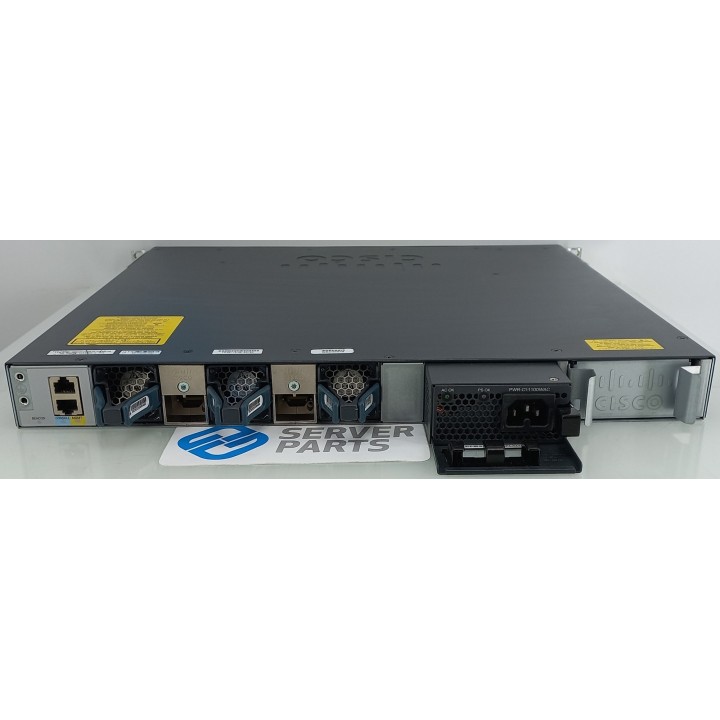 Cisco 48-port GbE UPoE Stacking Switch 8x10G WS-C3650-12X48UR-E 1xPWR-C1-1100WAC