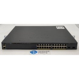 Cisco Catalyst 24-portar GbE PoE+ Switch 2x10GbE WS-C2960X-24PD-L C2960X-Stack