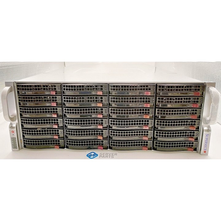 Supermicro 4U SC846BE1C 24x3.5" 8xNvme U2 2x1200W Rails NEW IN BOX