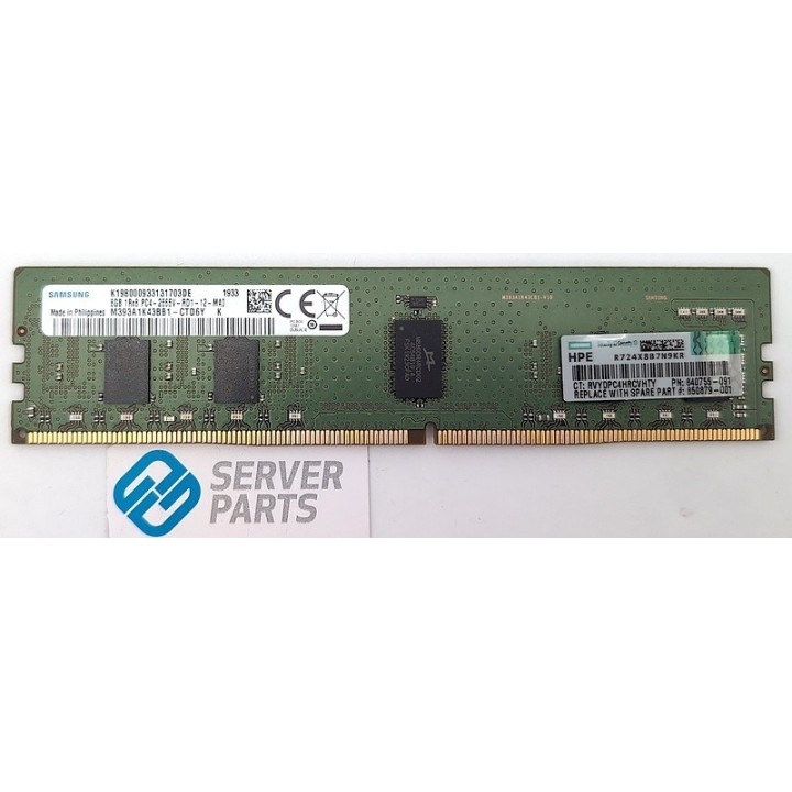 HPE 8GB DDR4 1Rx8 PC4-2666V ECC RDIMM 840755-091