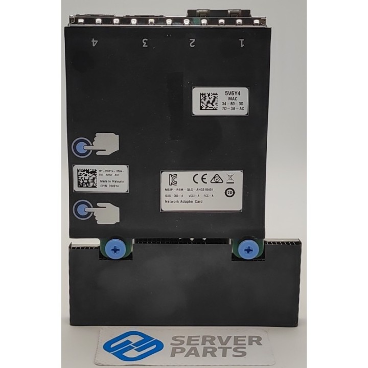 Dell QL41264 Quadport rNDC 2xGbE 2x10GbE SFP+ 5V6Y4