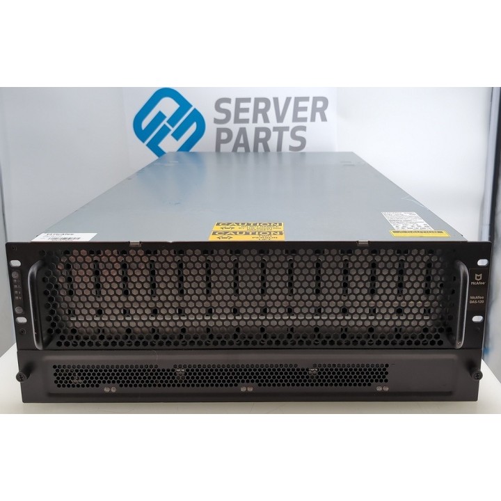 McAfee 4U Direct Attached Storage 60x3.5" DAS-120 Rails