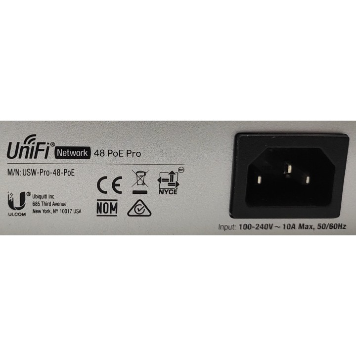 Ubiquiti UniFi Pro 48-portar PoE+ Switch USW-Pro-48-PoE