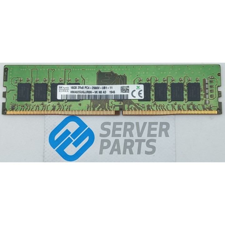 SK Hynix 16GB DDR4 PC4-2666V-UB1 UDIMM HMA82GU6JJR8N-VK