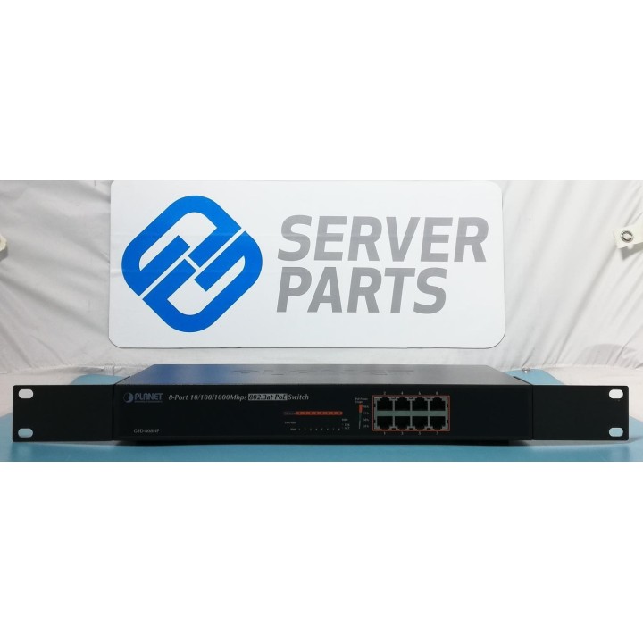 PLANET 8-portar GbE PoE Switch GSD-808HP