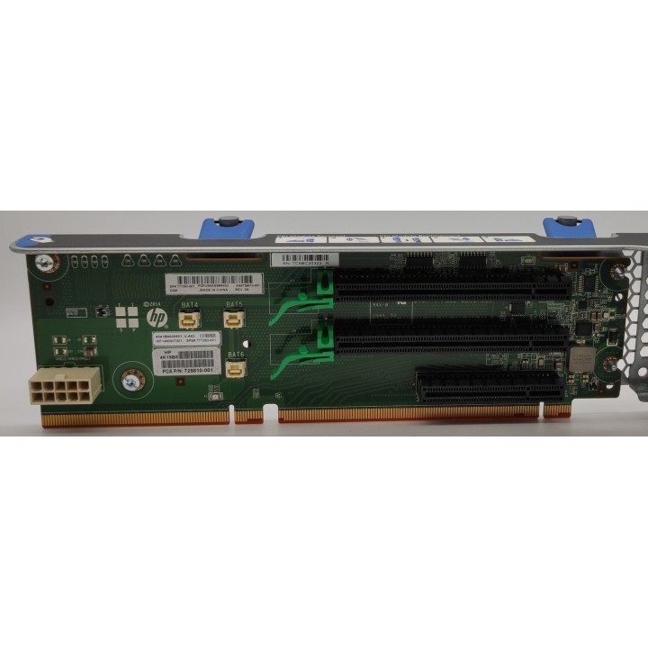 HP PCIe Riser Cage + Riser Card för ProLiant DL380 Gen9 768343-001