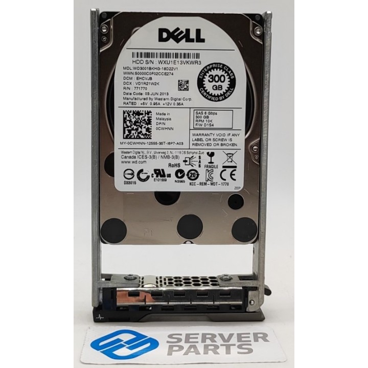 Dell 300GB 10K SAS 6G SFF CWHNN