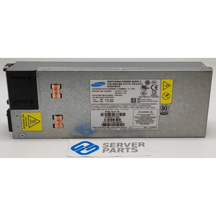 Supermicro 1U Hot-plug PSU 750W Platinum PWS-751P-1R
