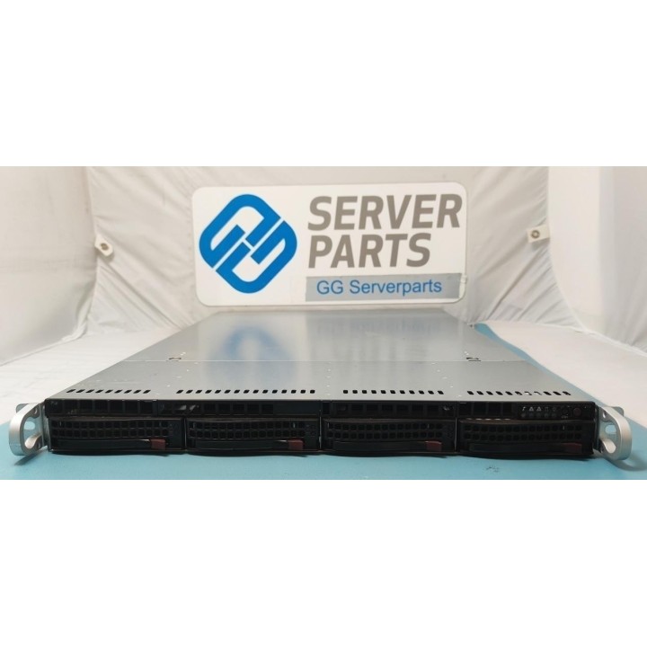 Supermicro SC815 1U 1x Xeon E3-1230 v6 16GB 1x120GB 4x3.5" 9341-4i 2xPSU rails