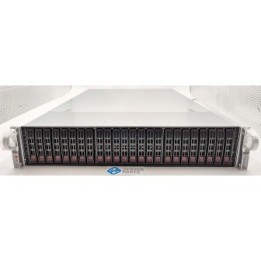 Supermicro 2U CSE-216 Chassi 24x2.5" 2xPSU Rails