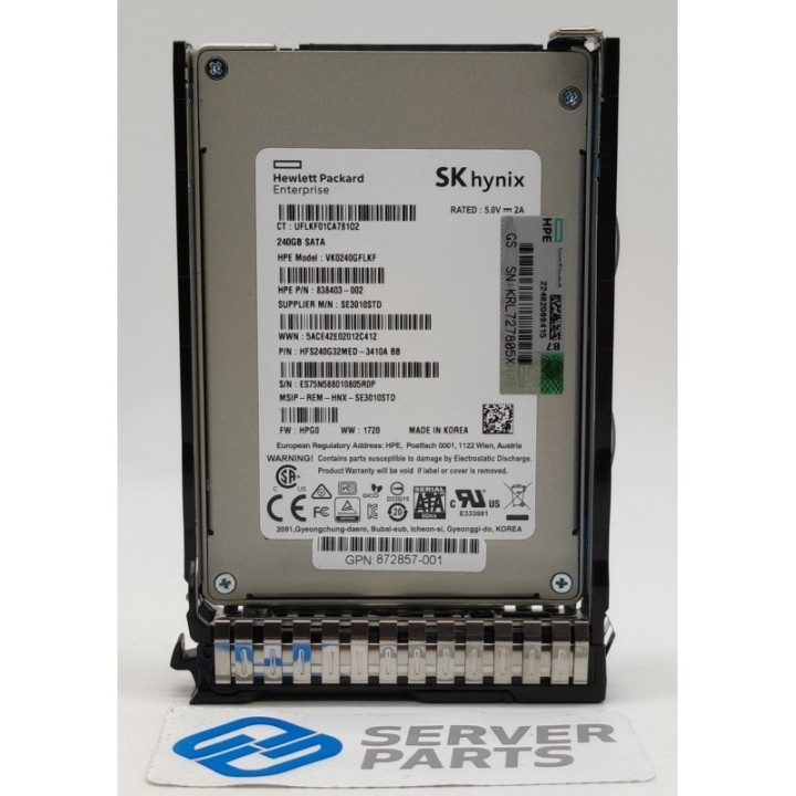 HP 240GB SATA SSD SFF 872888-001